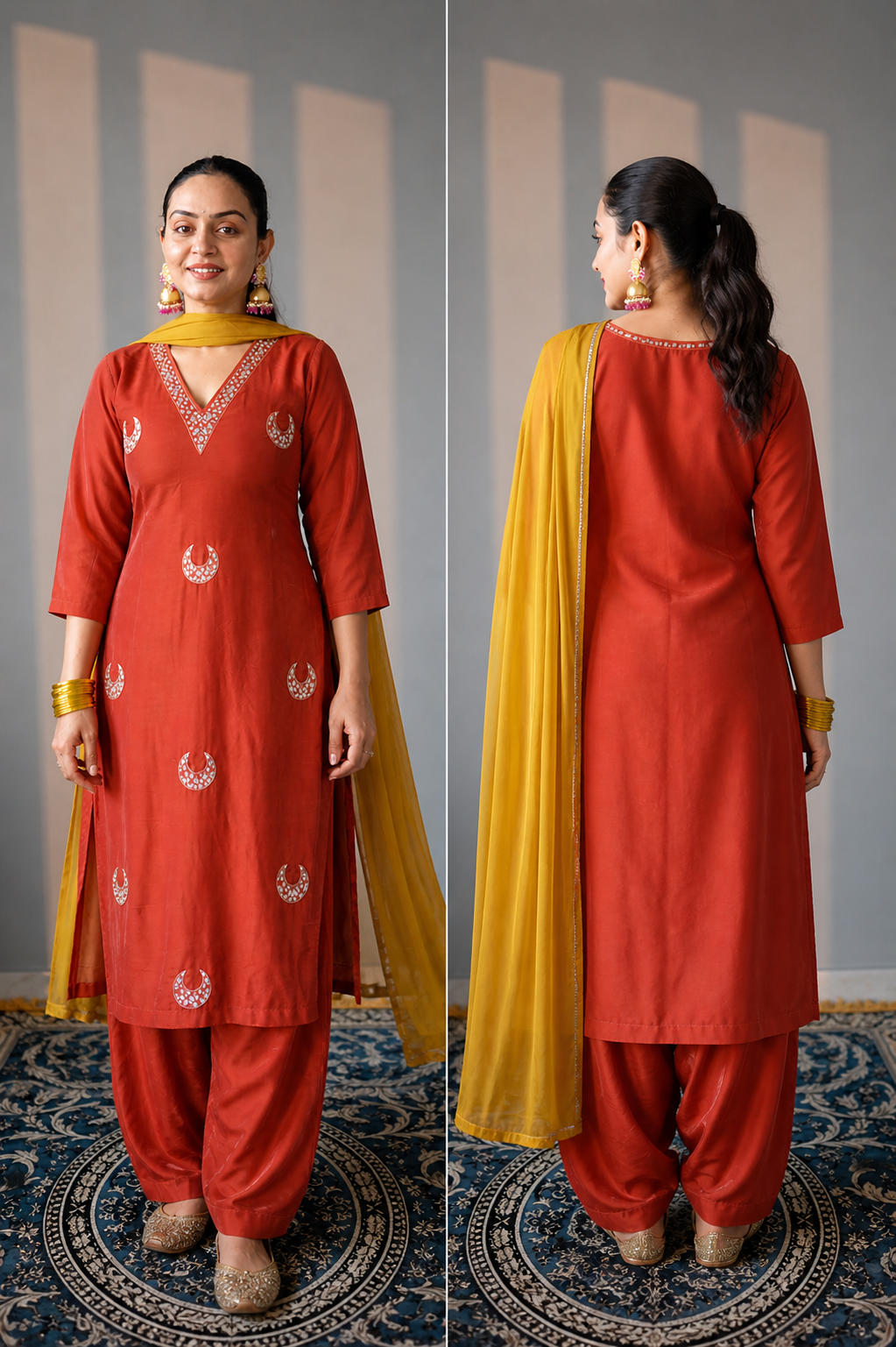 Image of Chandni Velvet Set