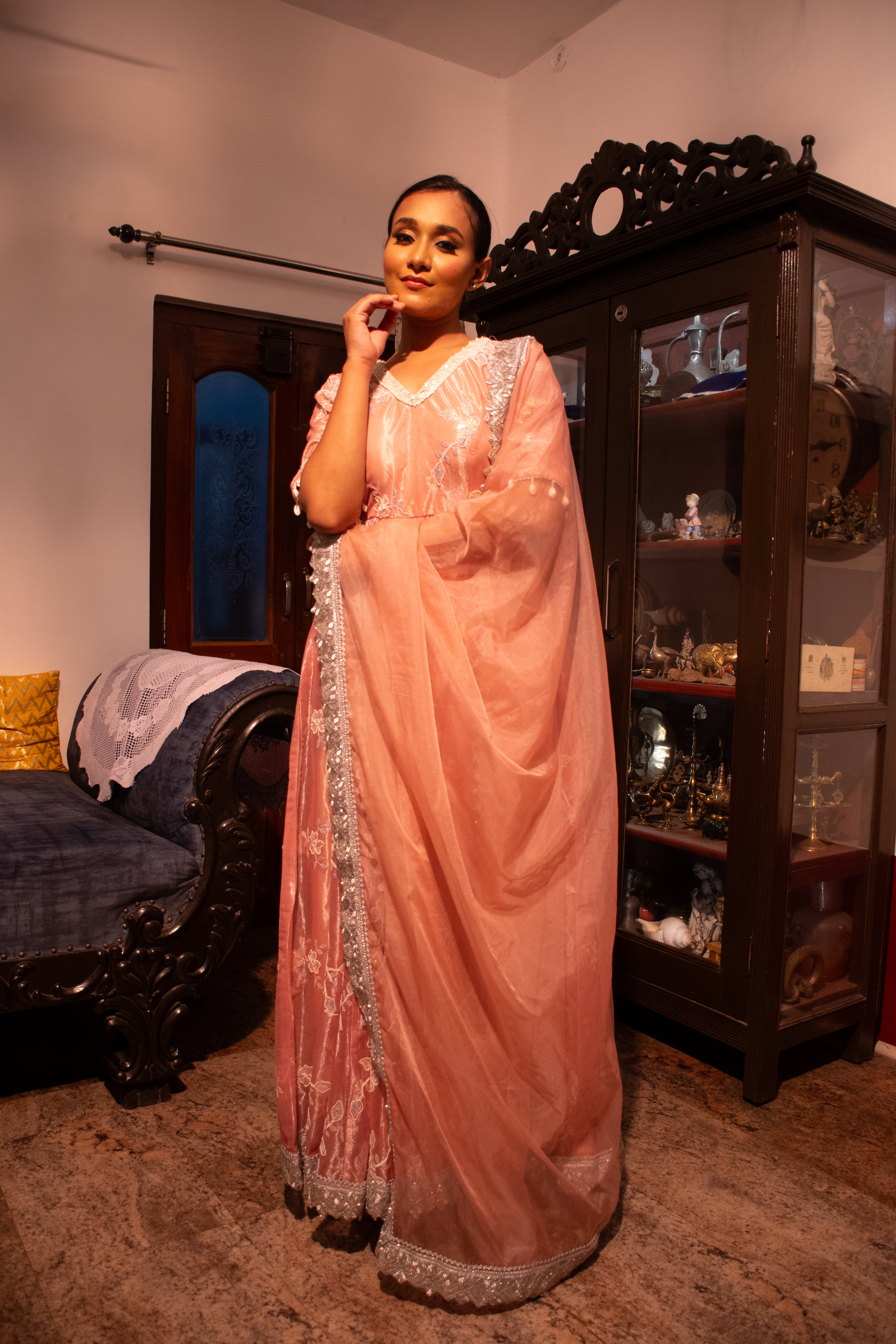 Image of Ekta anarkali set