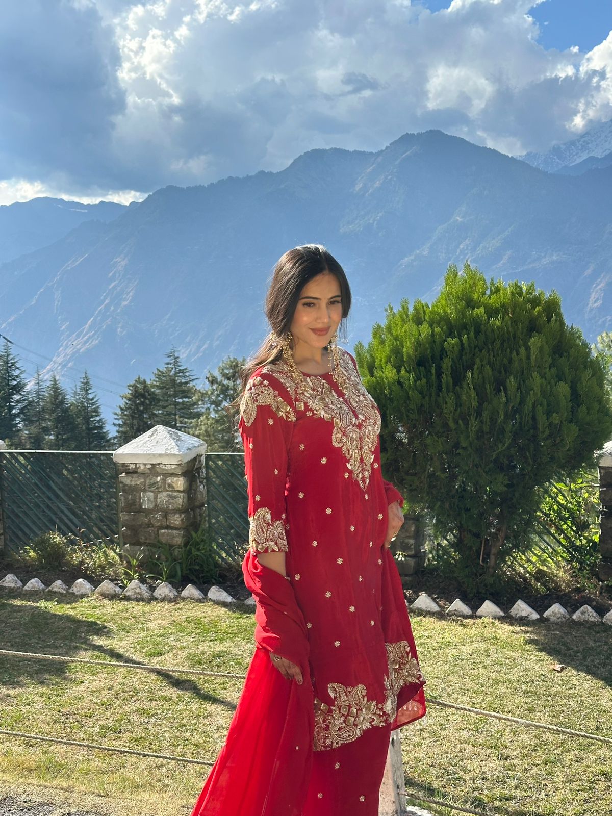 Image of Meher Crimson Kurta Set