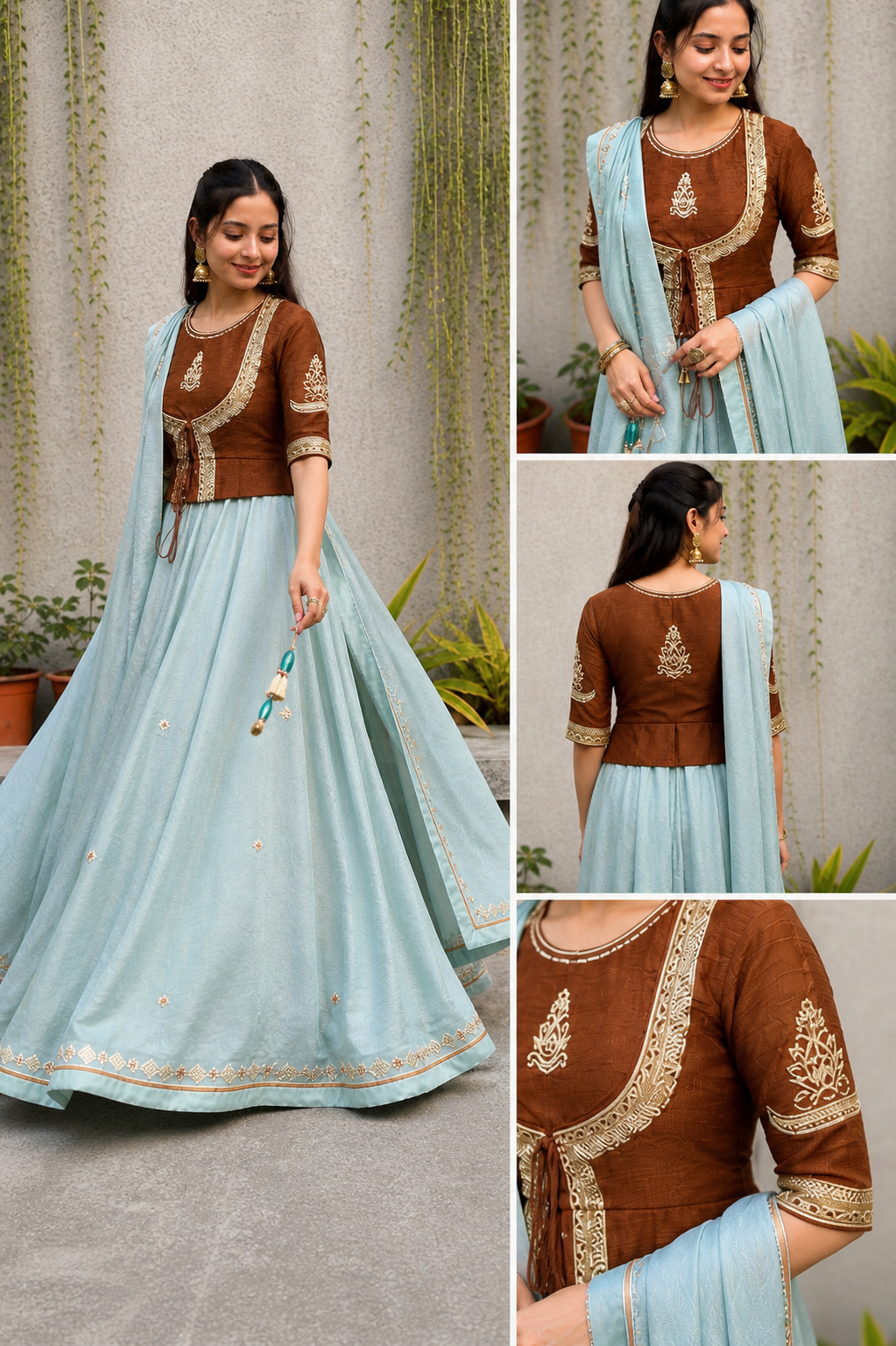 Image of Mehfil Mint Grace Set