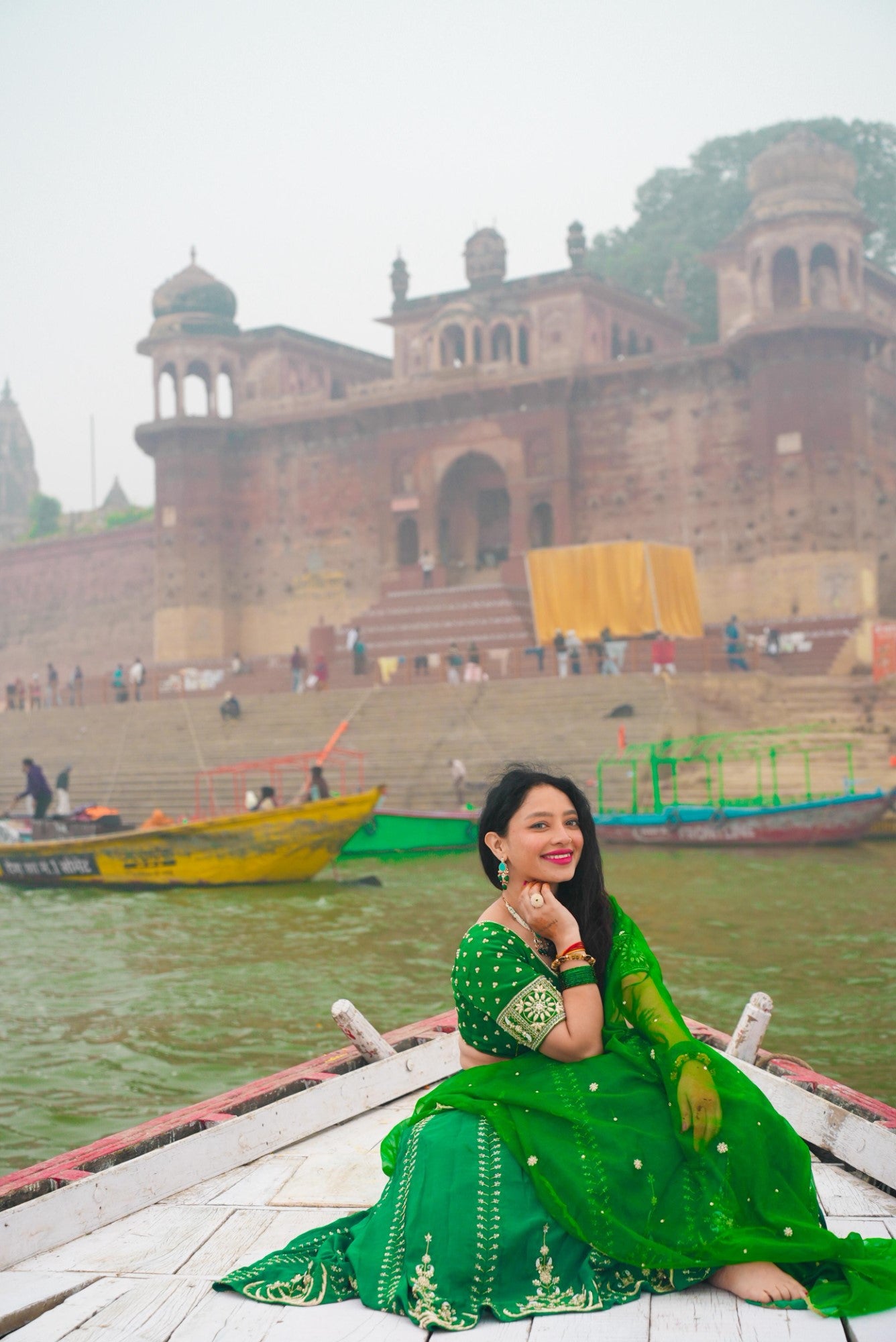 Image of Vanika Green Lehenga