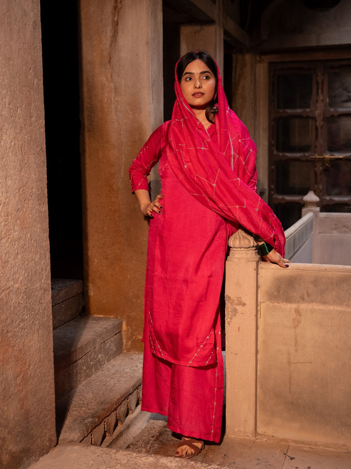 Image of Neerja Palazzo Set