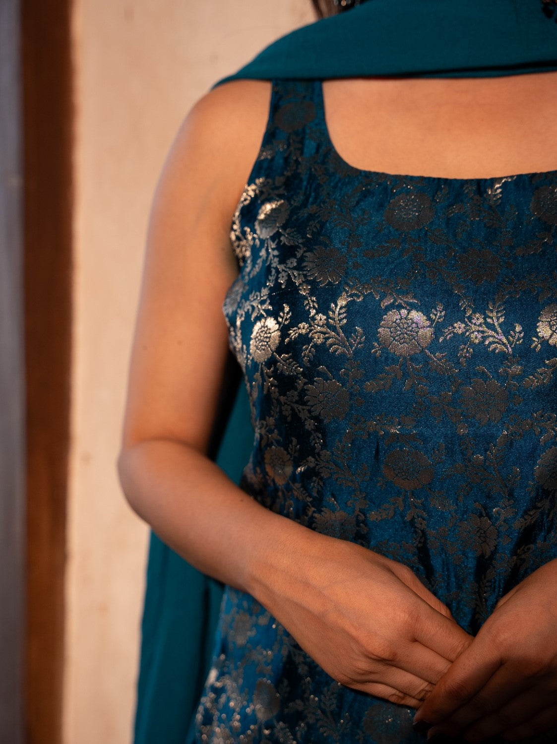 Image of Kriti Chanderi Set