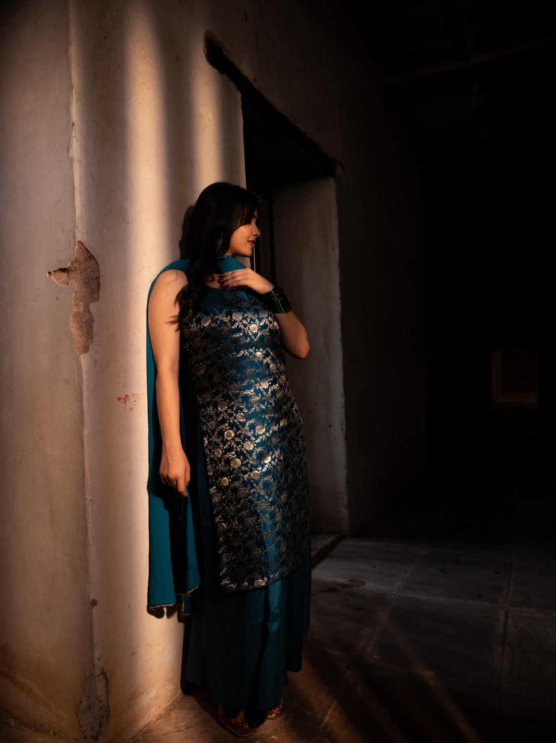 Image of Kriti Chanderi Set