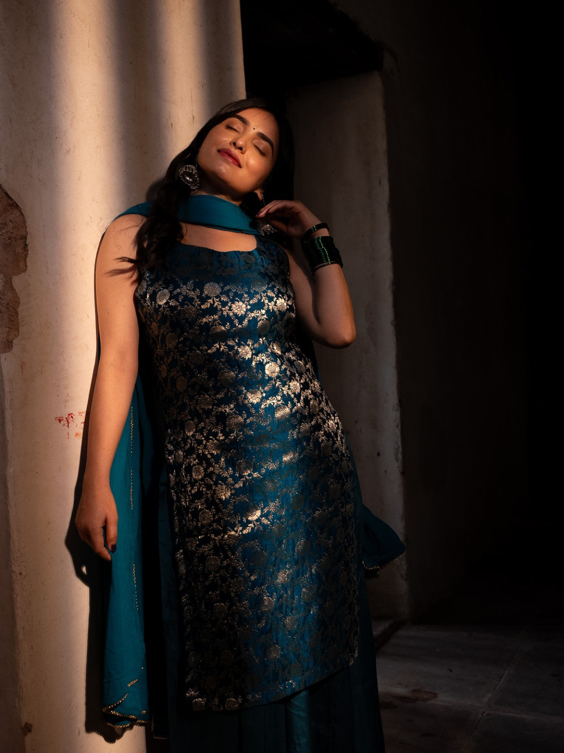 Image of Kriti Chanderi Set