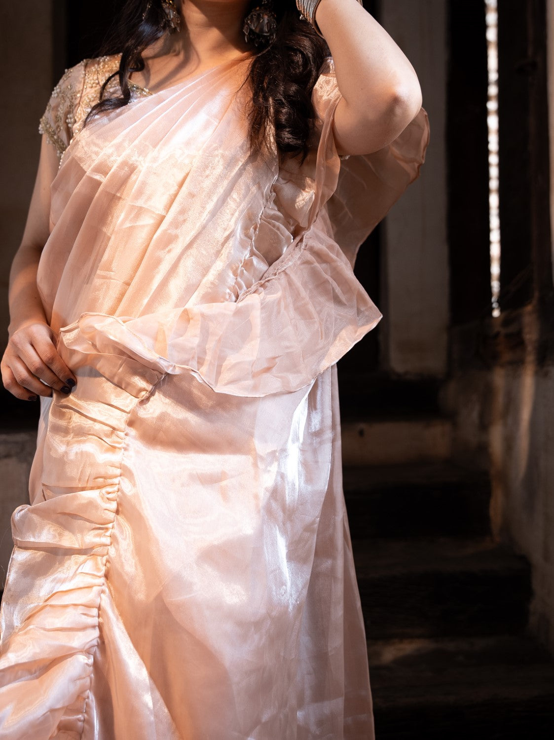 Image of Sidhi Ruffle Saree