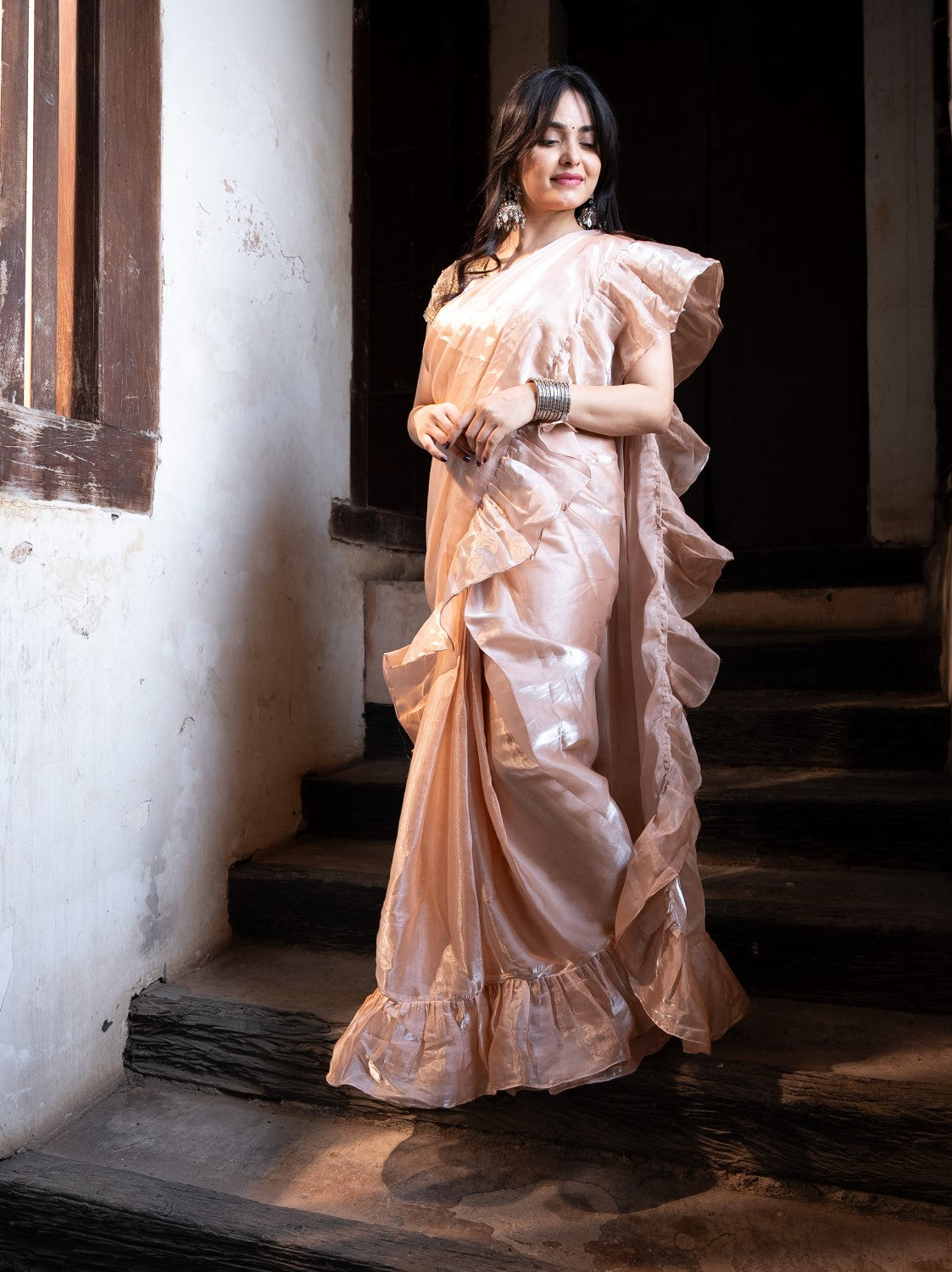 Image of Sidhi Ruffle Saree