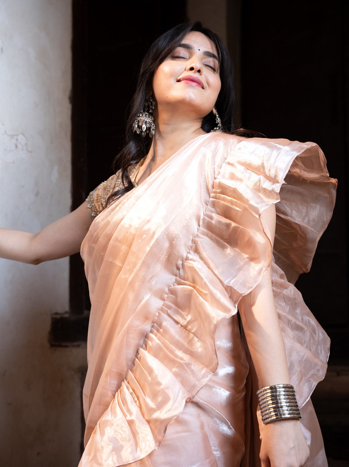 Image of Sidhi Ruffle Saree