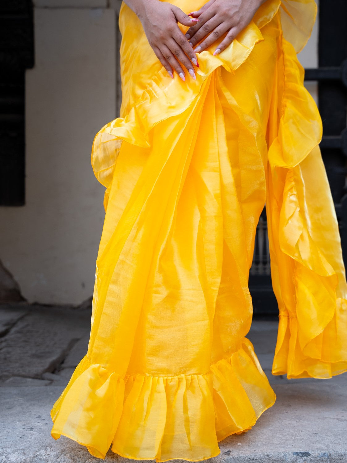 Image of Ridhi Ruffle Saree