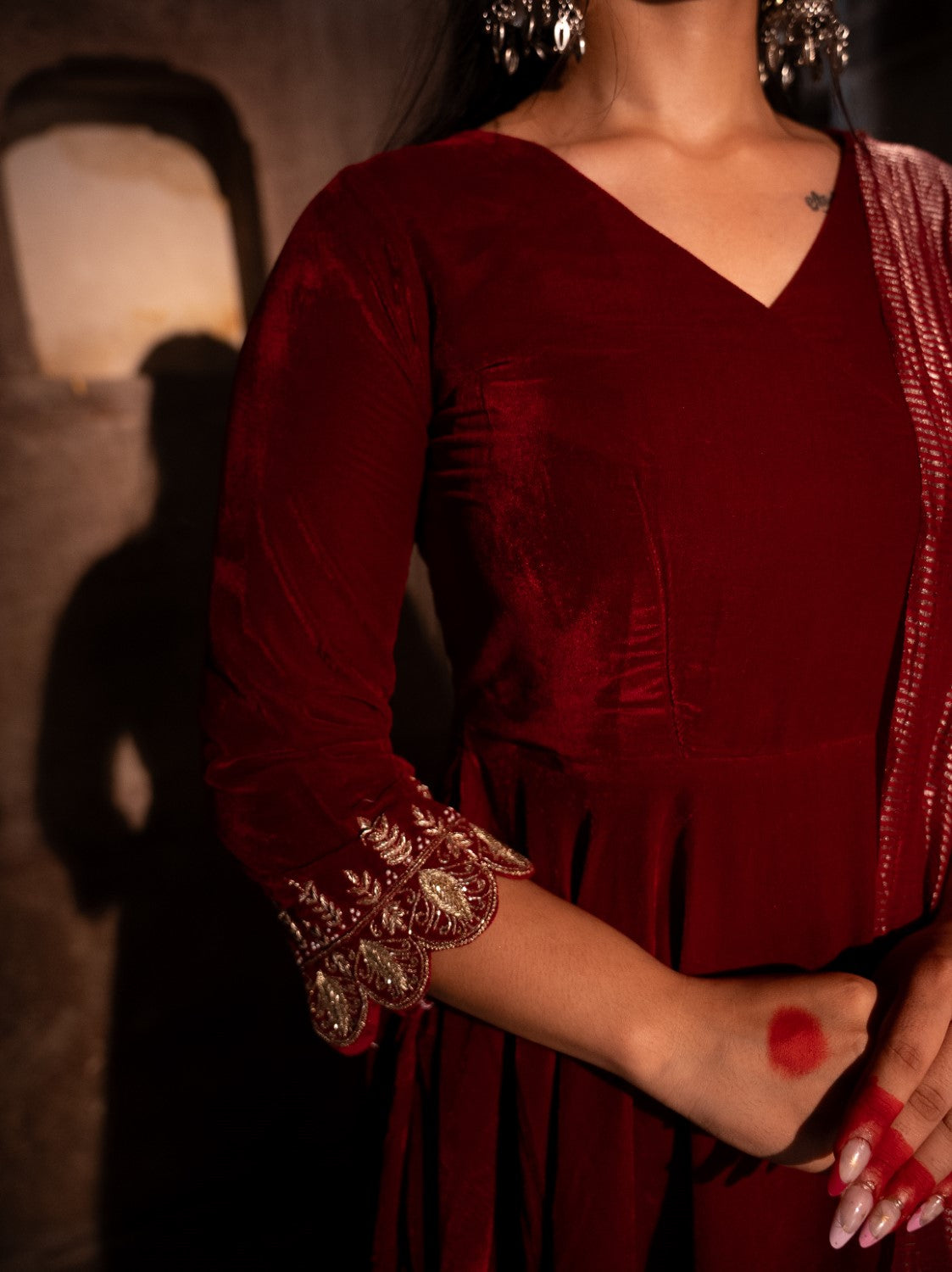 Image of Zarqa Velvet Anarkali