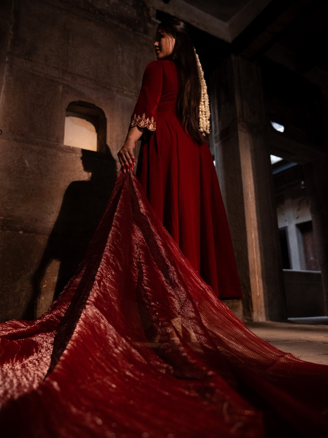 Image of Zarqa Velvet Anarkali