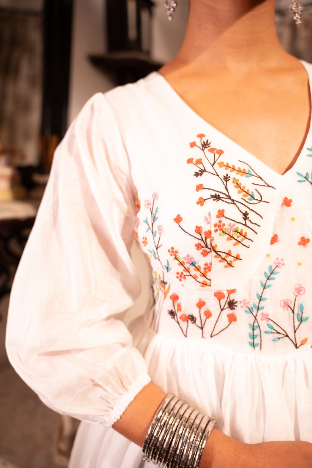 Image of Divija Mulmul Dress