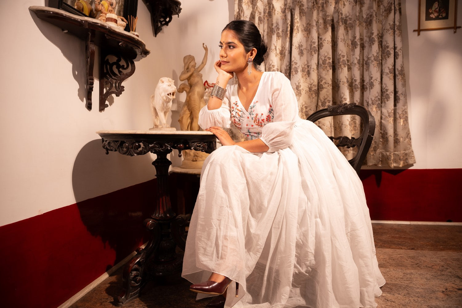 Image of Divija Mulmul Dress