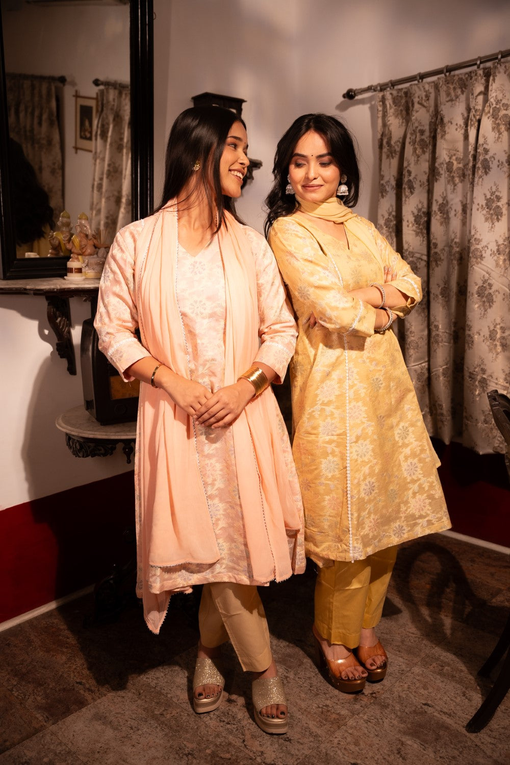 Image of Saanvi Chanderi Kurta