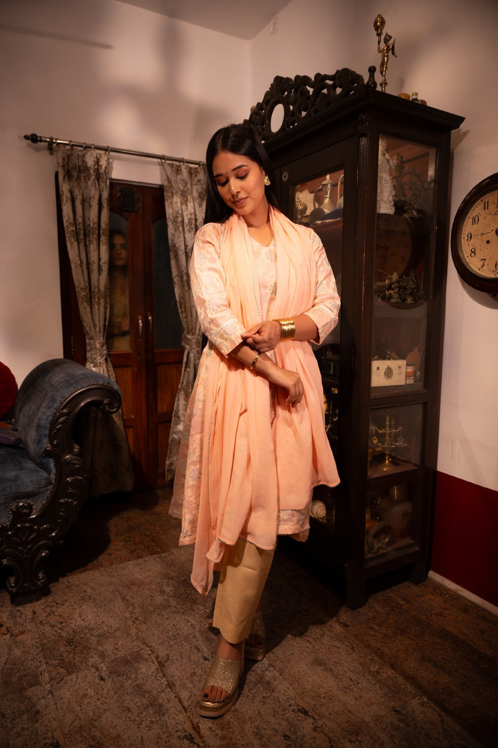 Image of Vritika Chanderi Set