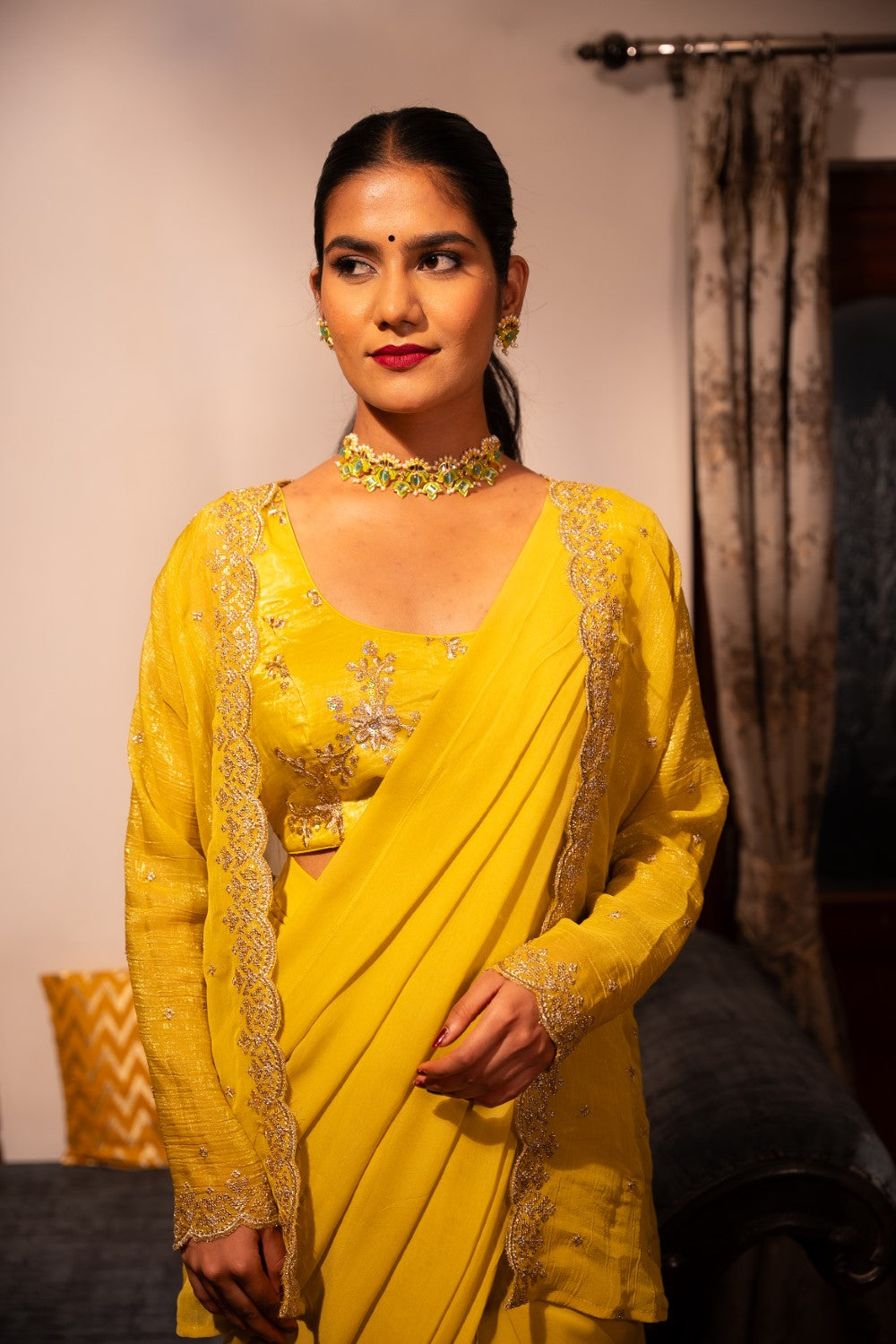 Image of Vaidehi Pre- draped Saree