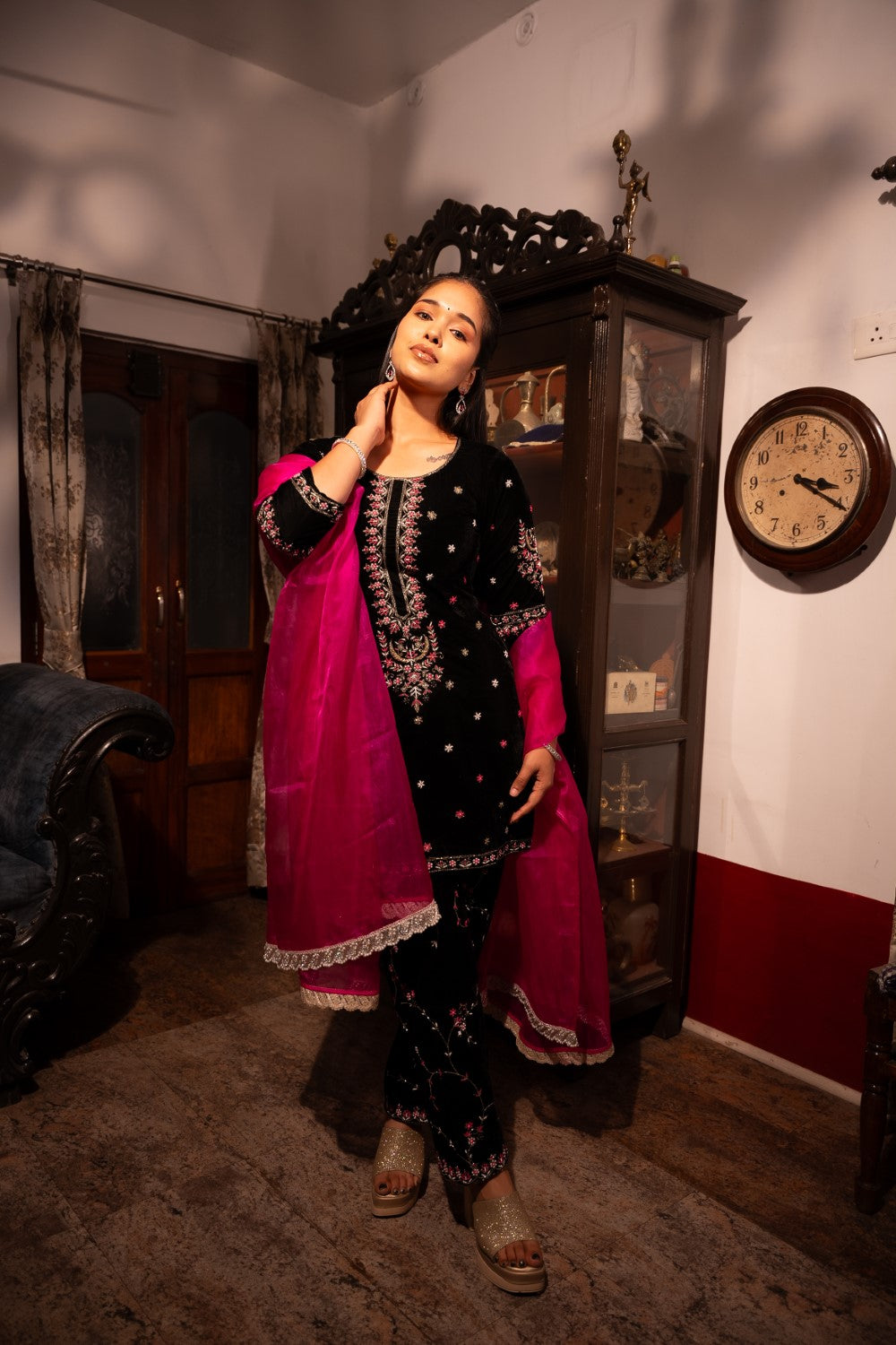 Image of Tisha Velvet Suit