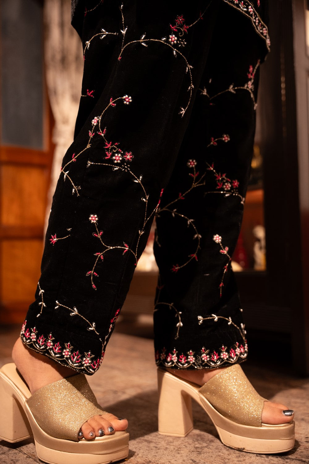 Image of Tisha Velvet Suit