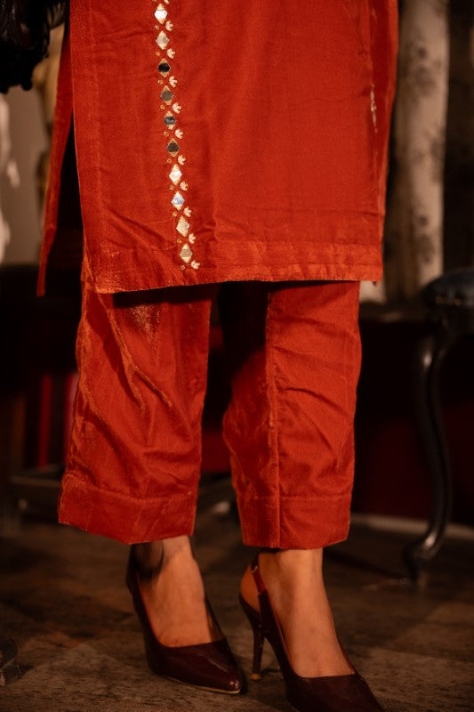 Image of Aaira Velvet Co-ord set