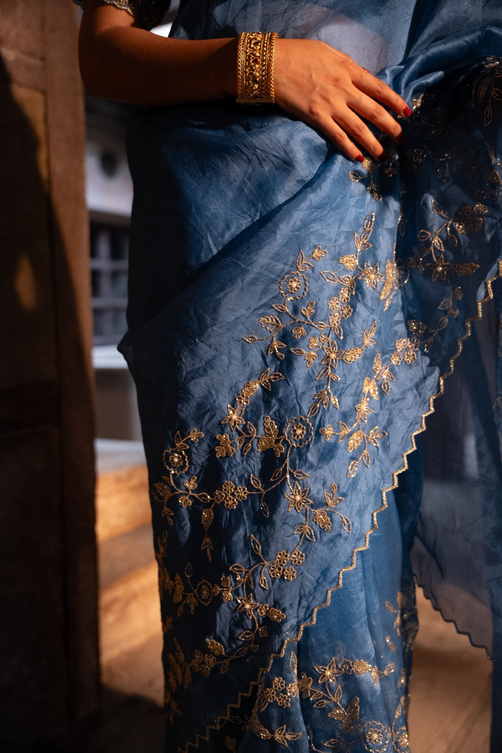 Image of Arohi Blue Saree