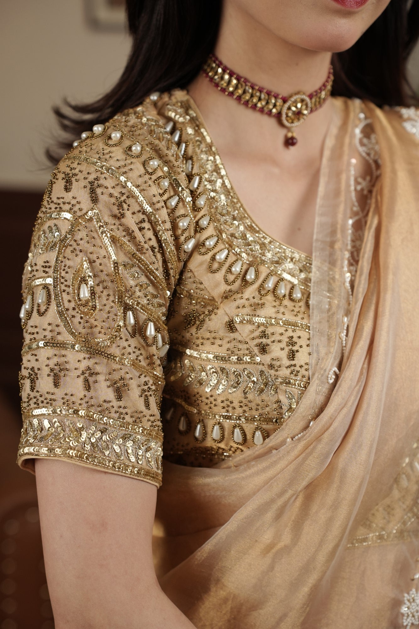 Image of Noor-E-Sunehri Saree