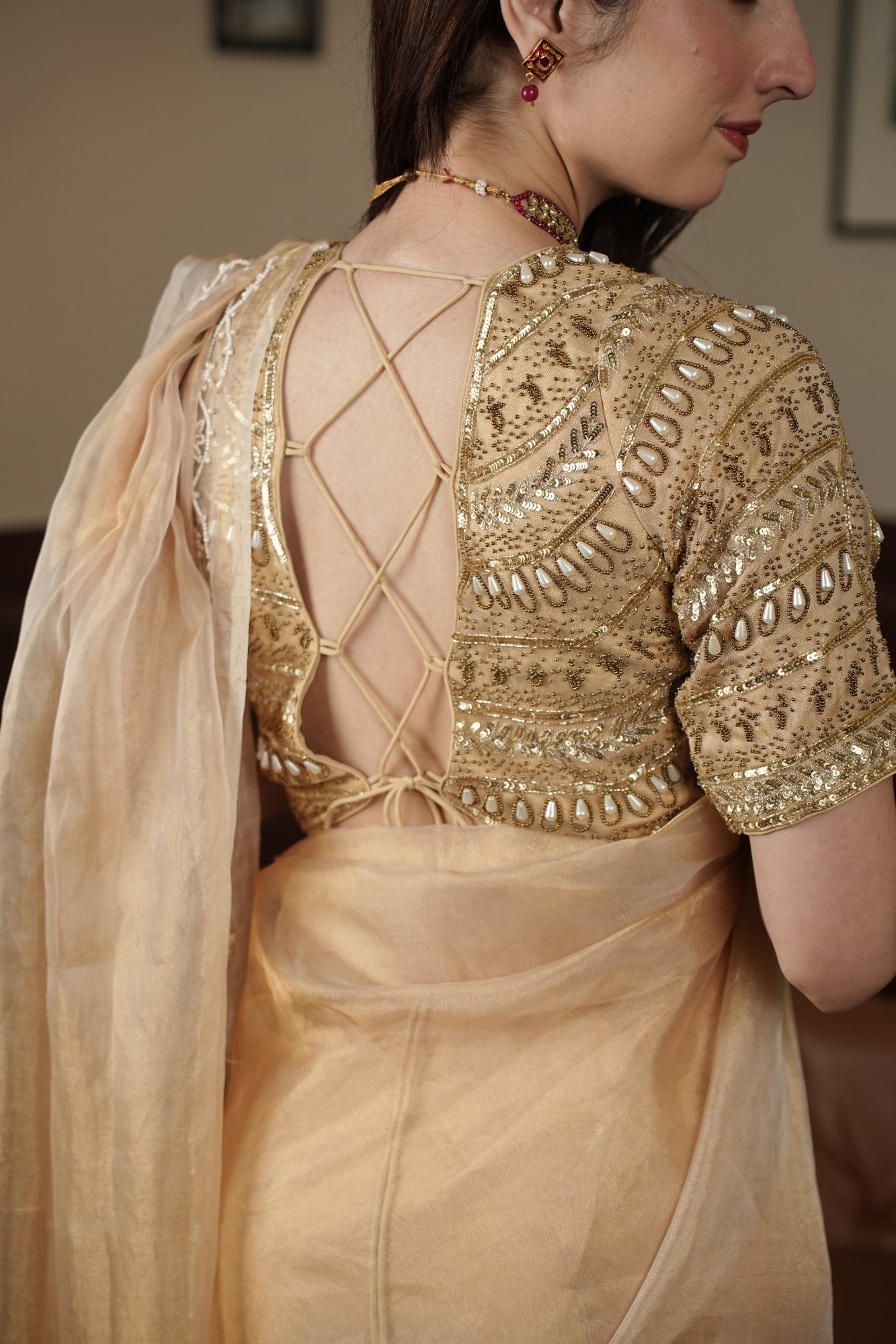Image of Noor-E-Sunehri Saree