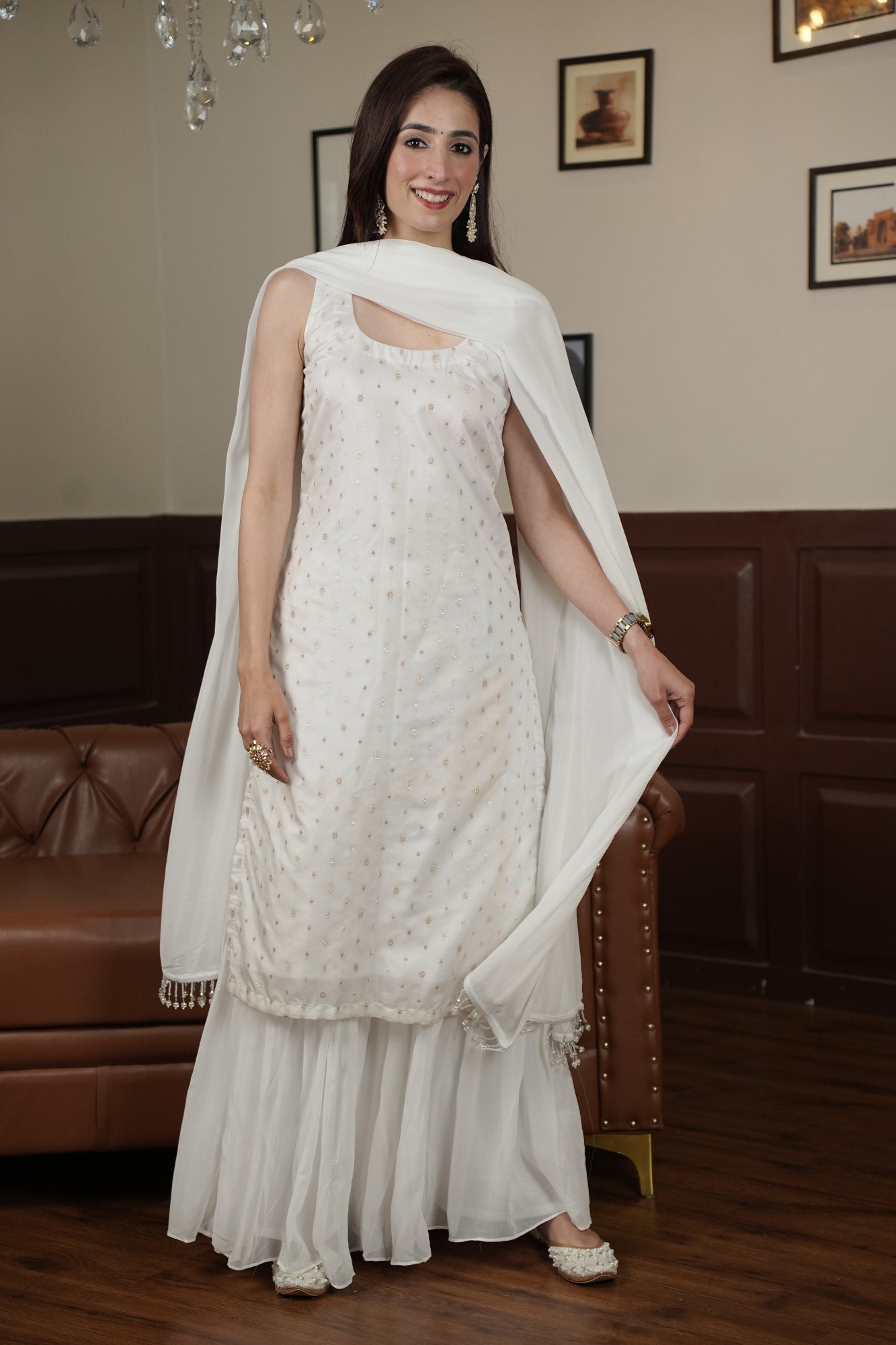 Image of Shehnaaz Ivory Set