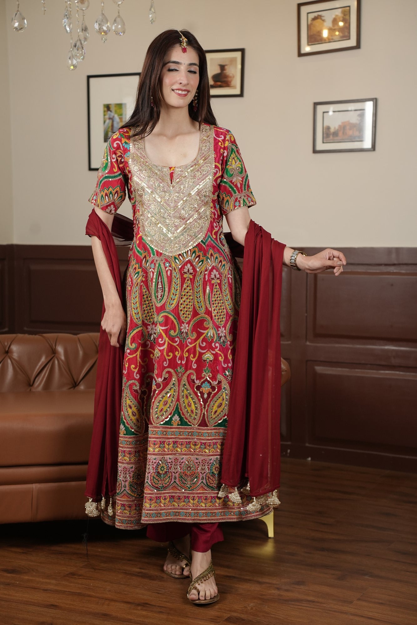 Image of Rajsi Rang Mahal Anarkali Set
