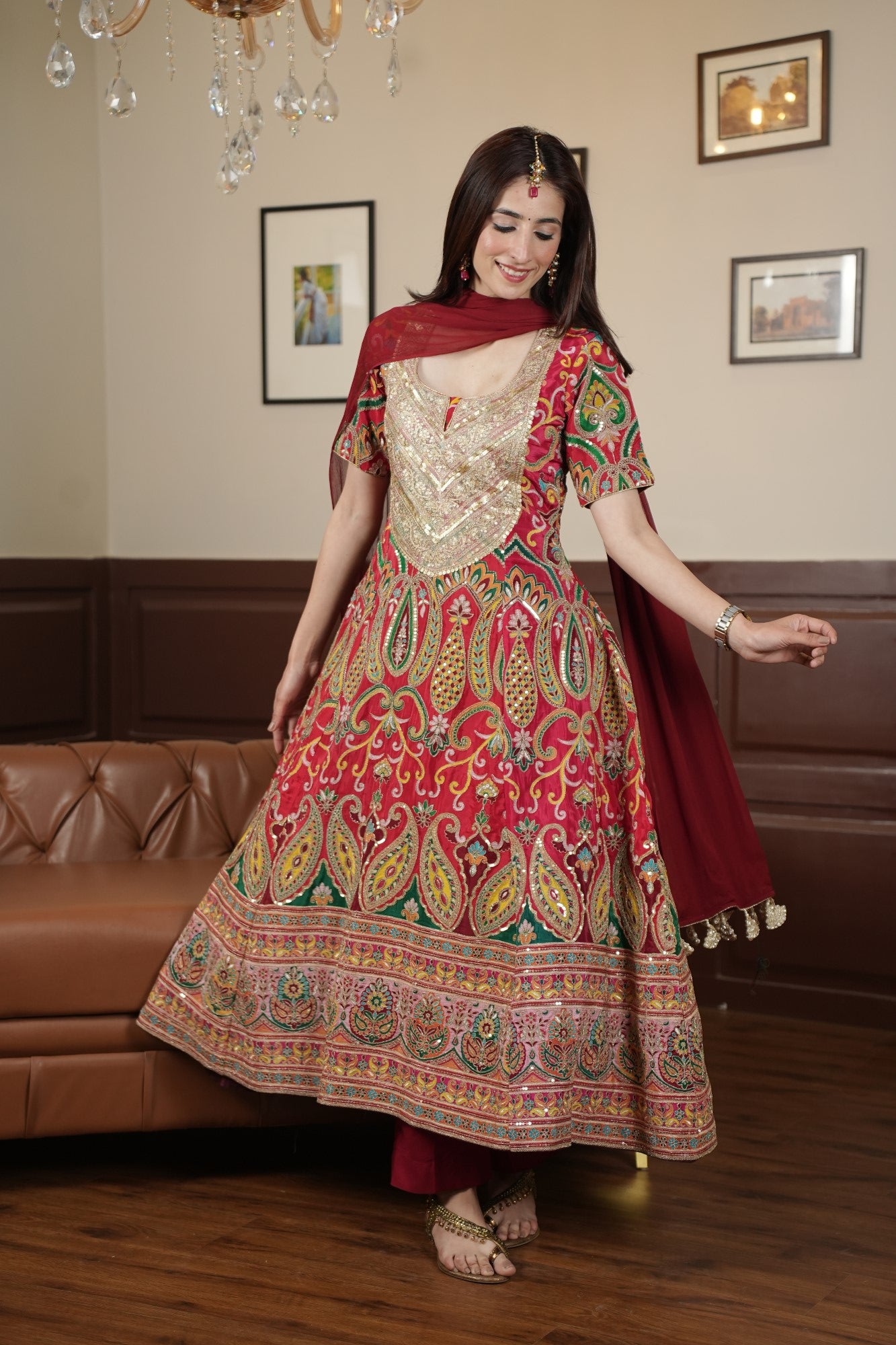 Image of Rajsi Rang Mahal Anarkali Set