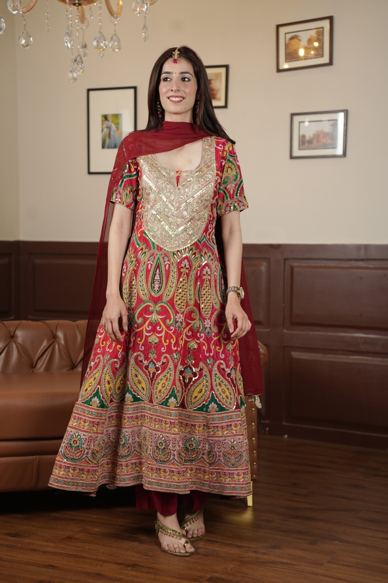 Image of Rajsi Rang Mahal Anarkali Set