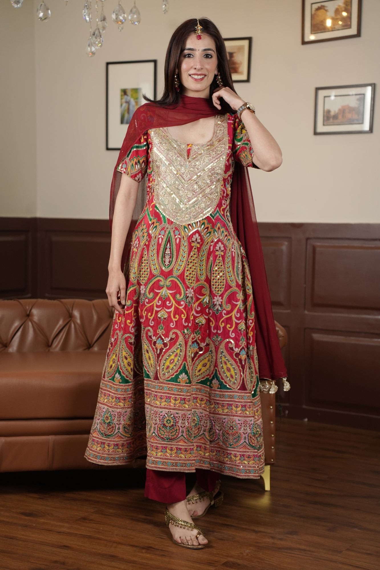 Image of Rajsi Rang Mahal Anarkali Set