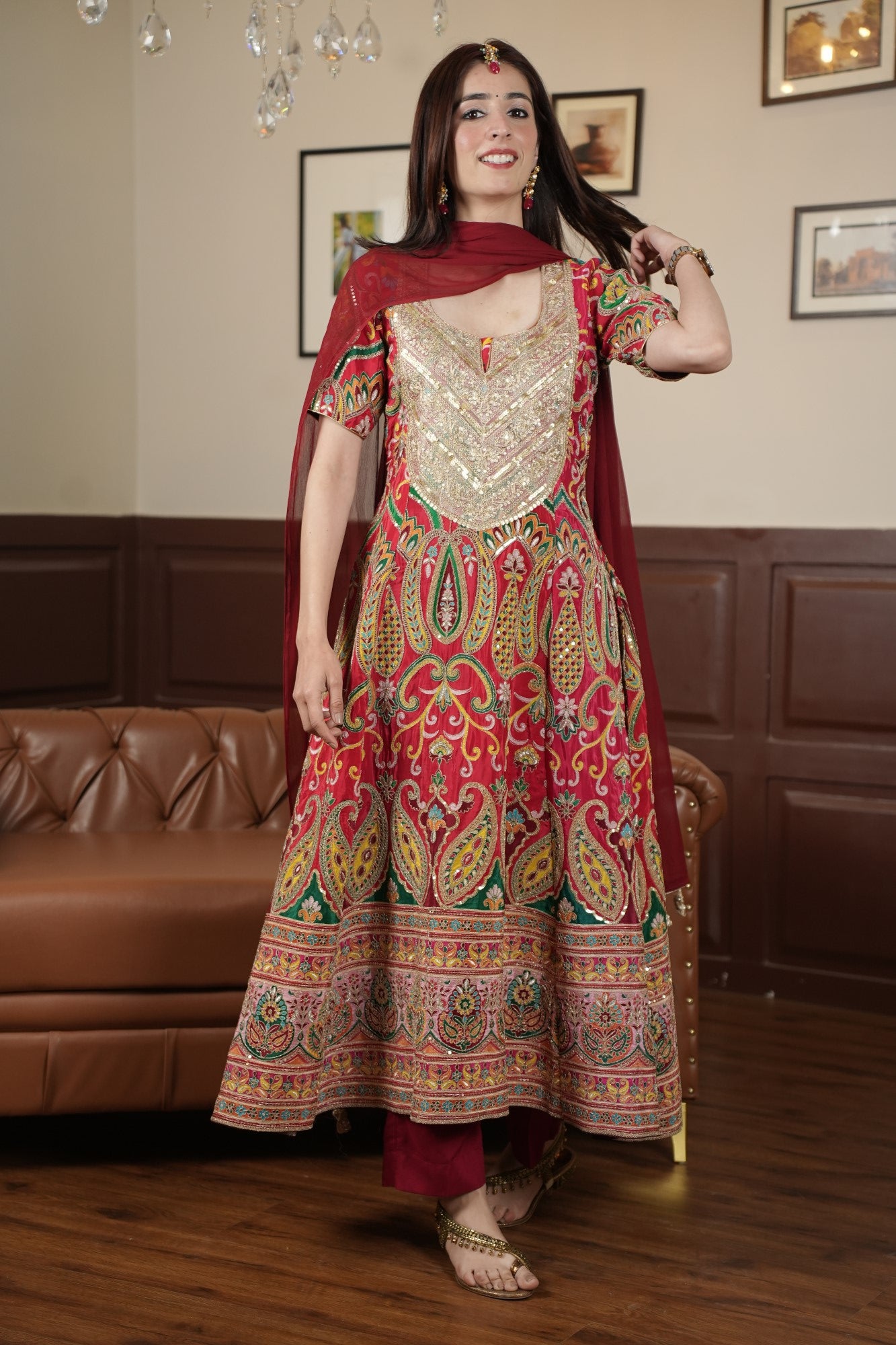Image of Rajsi Rang Mahal Anarkali Set