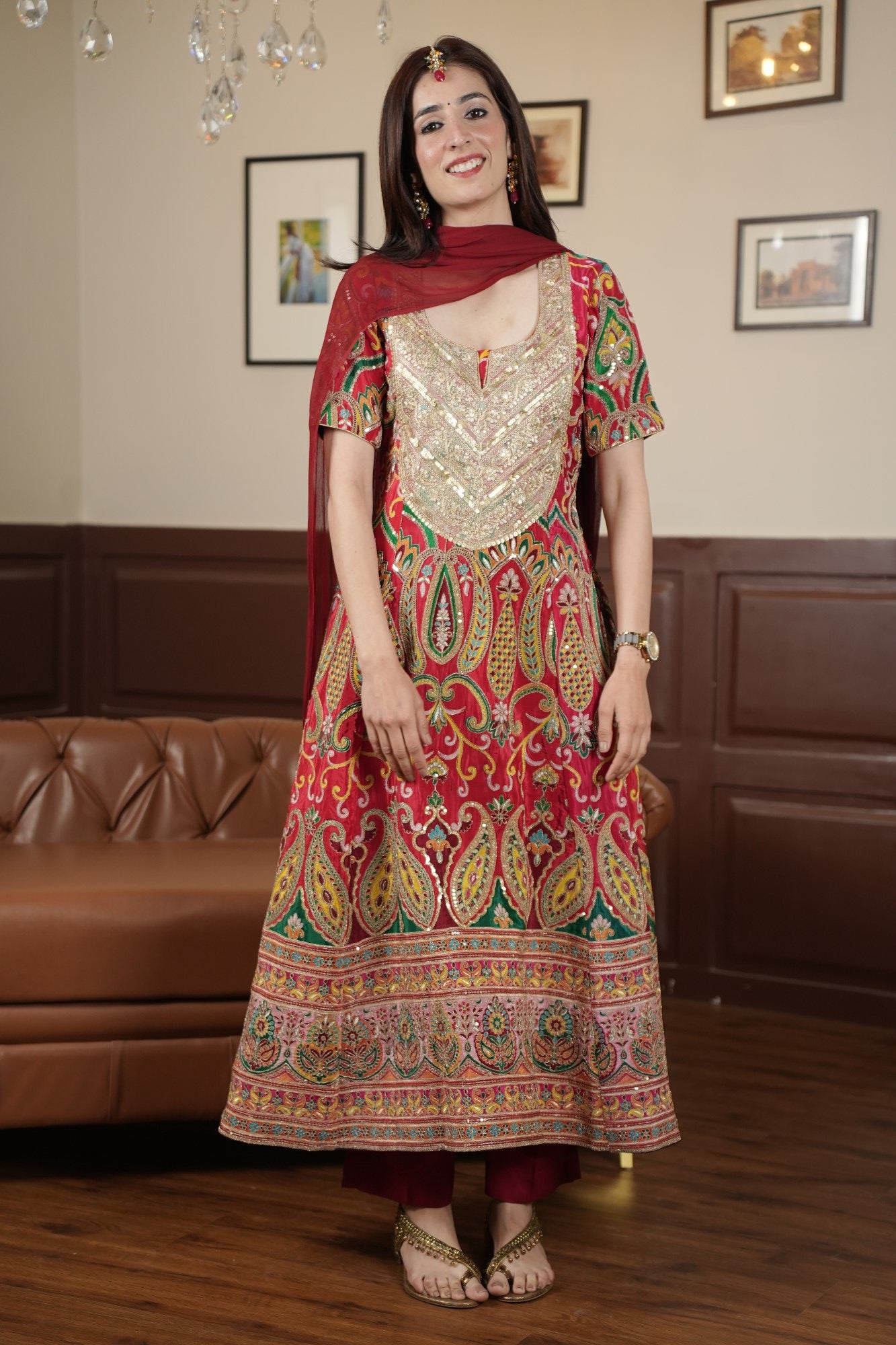 Image of Rajsi Rang Mahal Anarkali Set