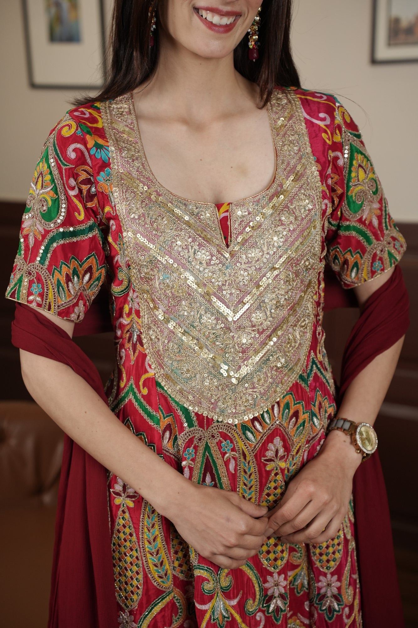 Image of Rajsi Rang Mahal Anarkali Set