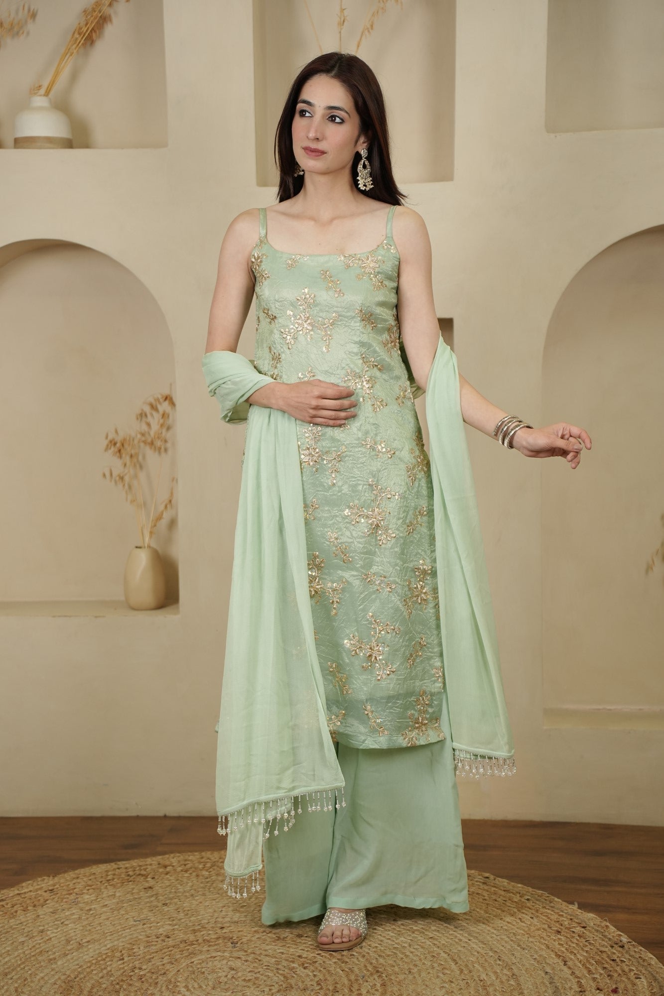 Image of Mint Gulnaal Set