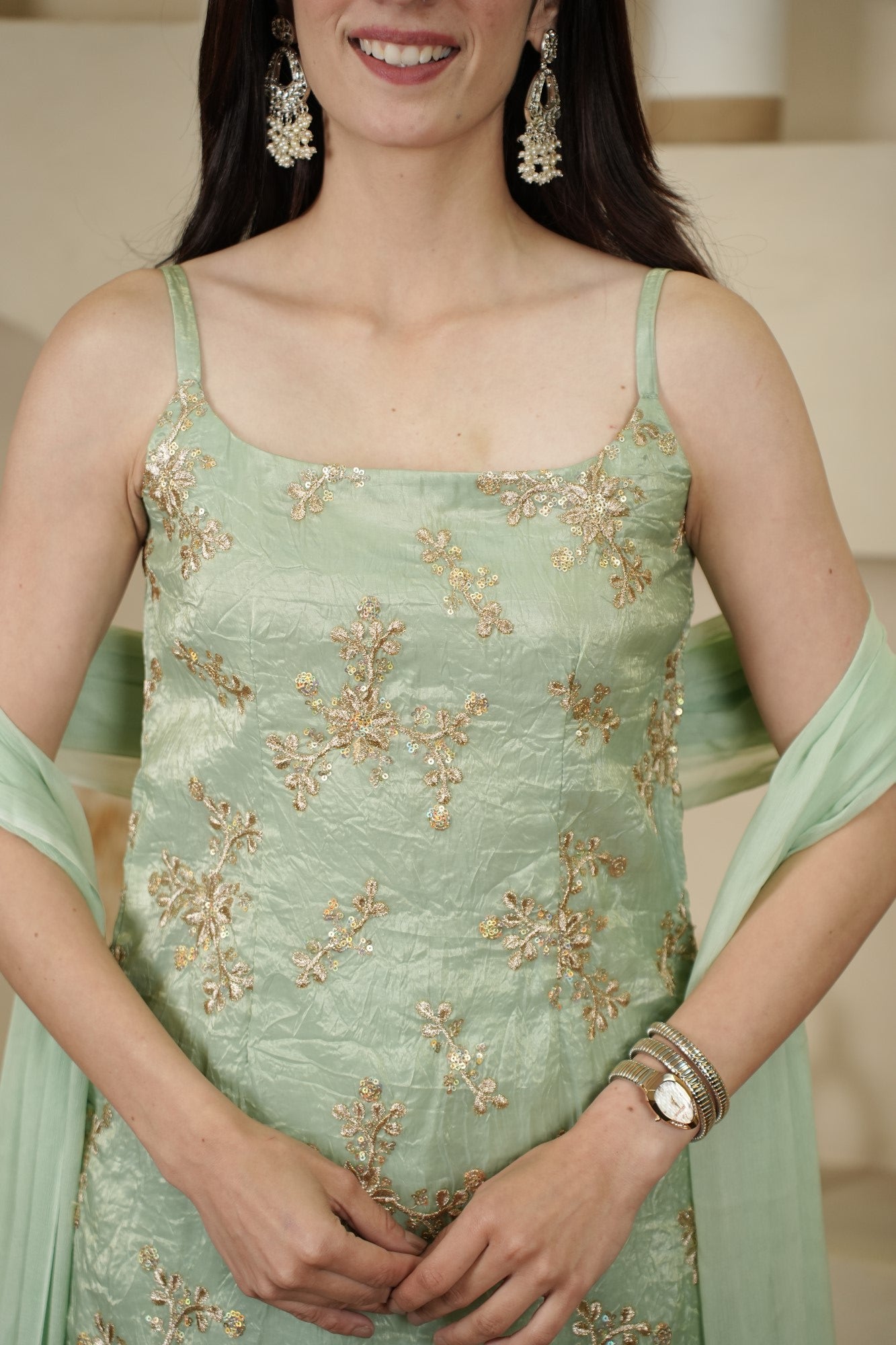 Image of Mint Gulnaal Set