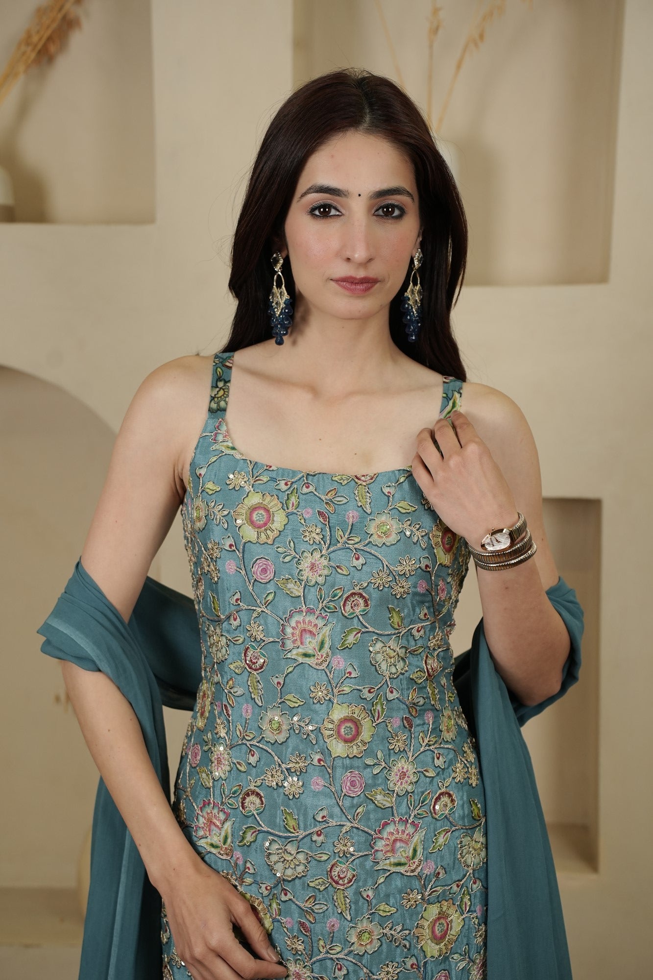 Image of Mehr-E-Firoza Sharara Set