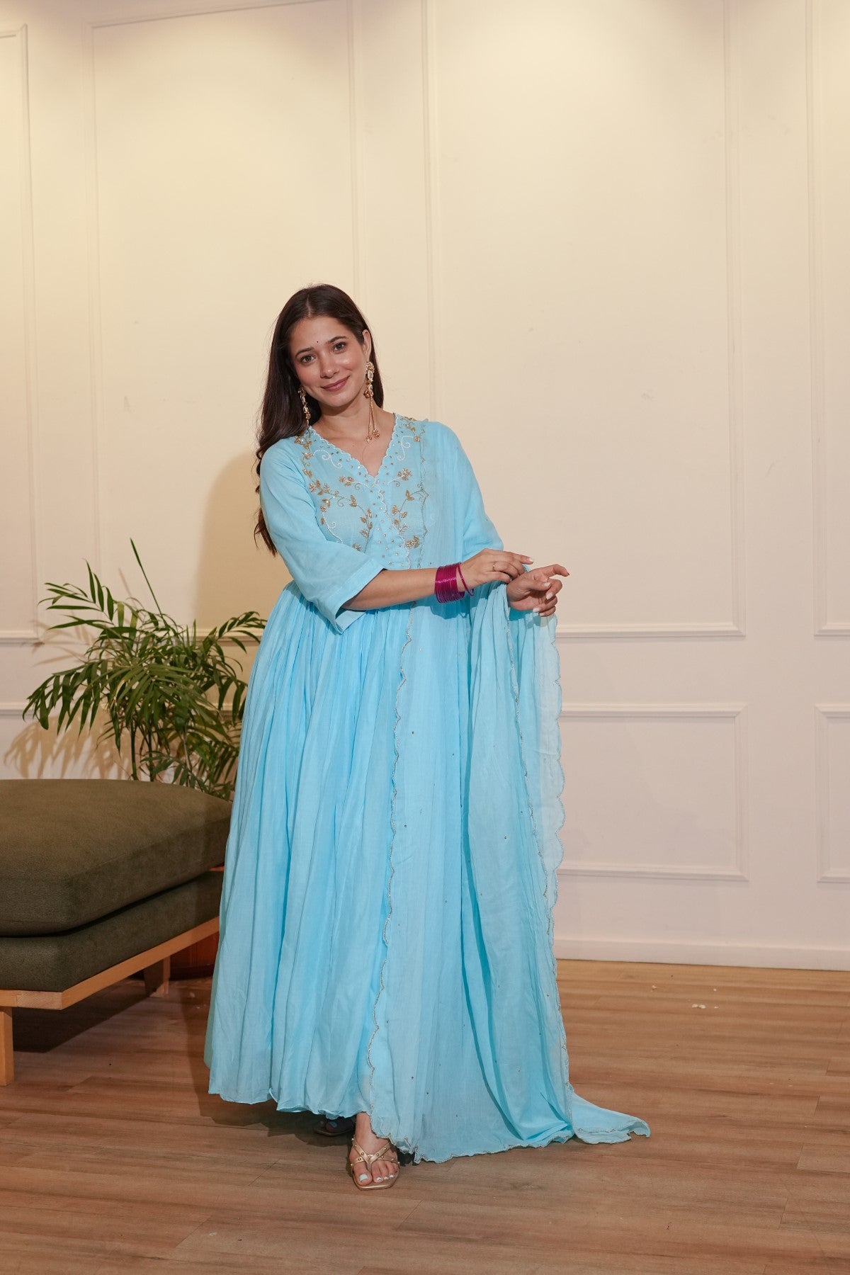 Image of Blue Mulmul Set