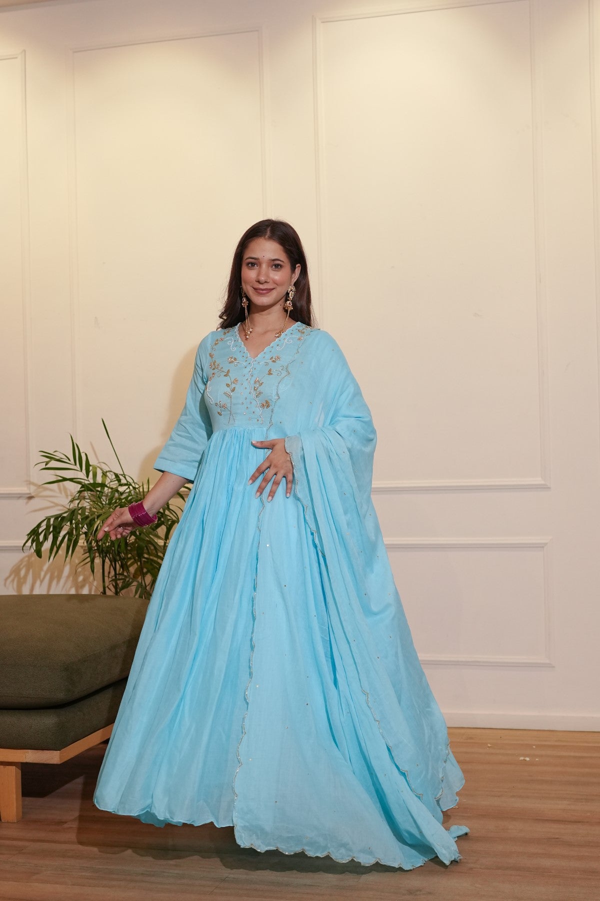 Image of Blue Mulmul Set