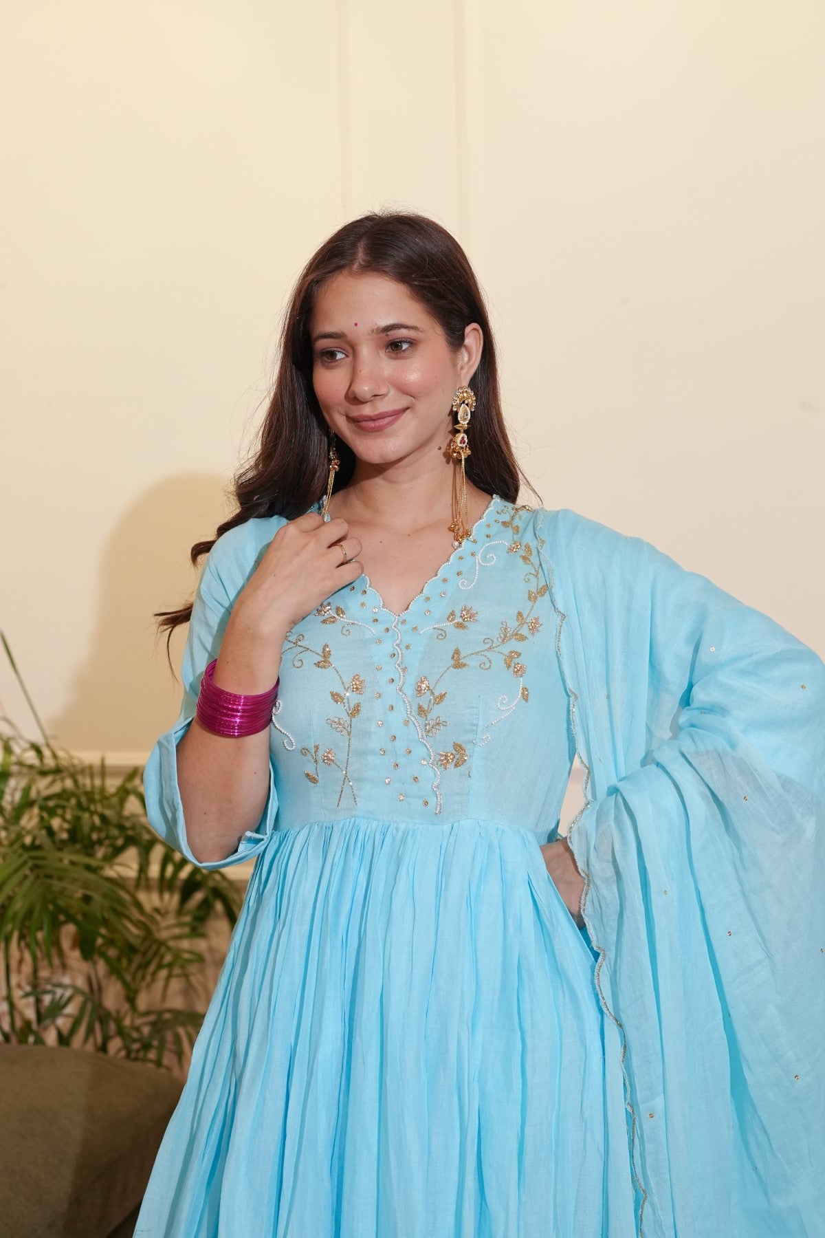 Image of Blue Mulmul Set