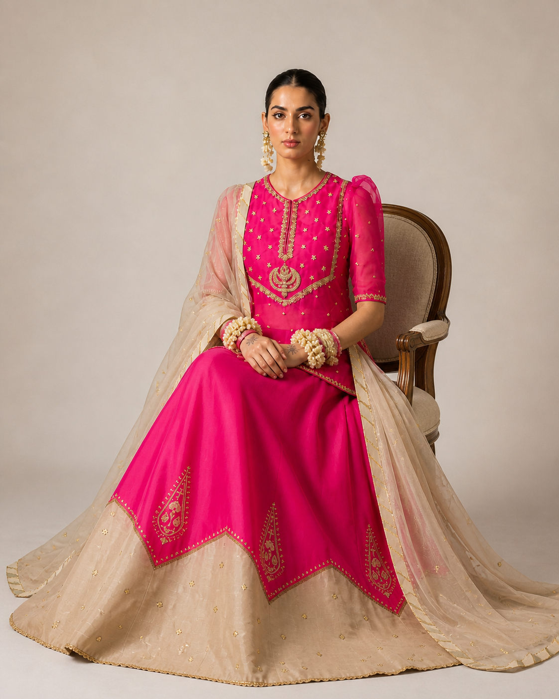Image of Gulabi Noor Set