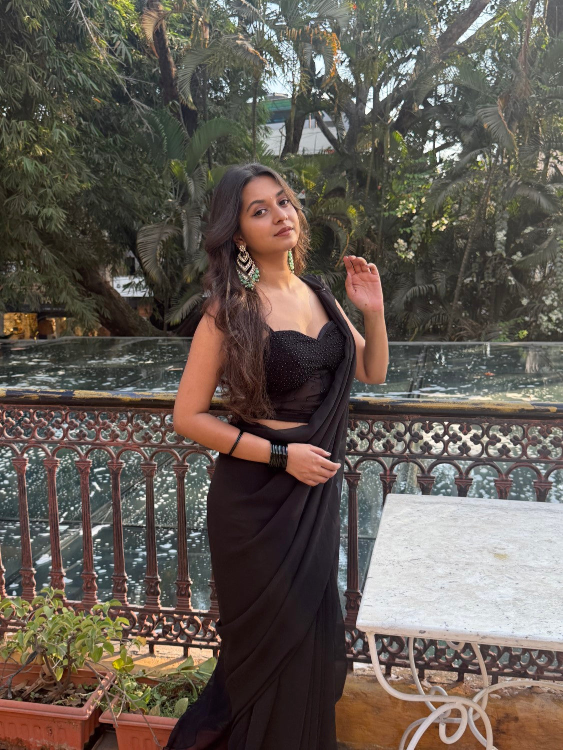 Image of Noir Saaya Saree