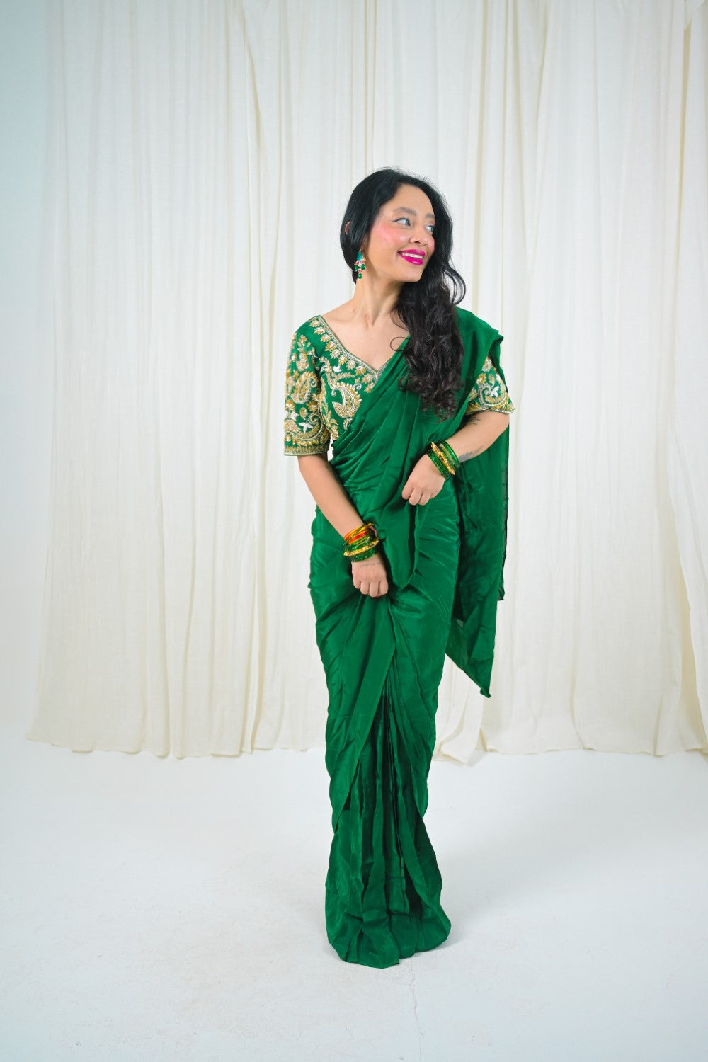 Image of Emerald Rajsi Saree