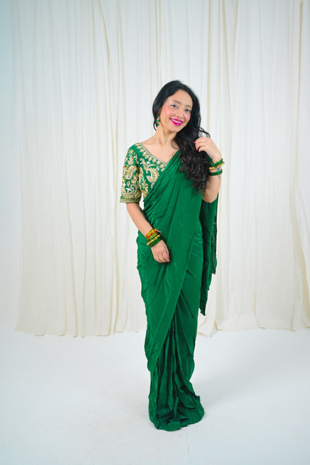 Image of Emerald Rajsi Saree