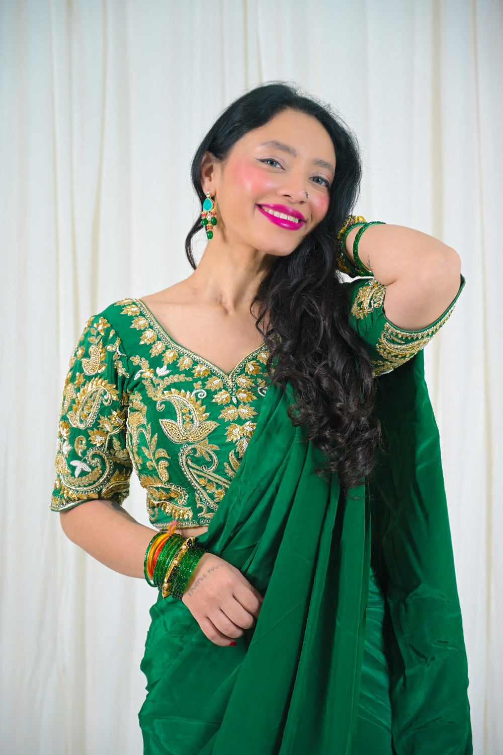 Image of Emerald Rajsi Saree