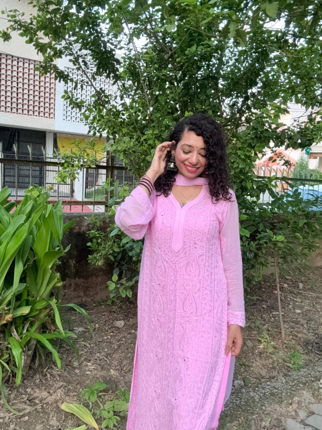 Image of Kashish  Pink Kurta Set