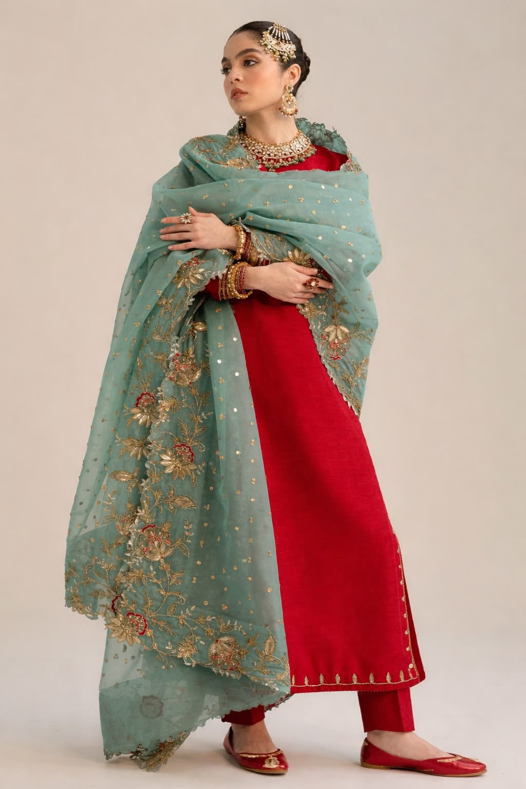 Image of Gulnaar Royale Suit Set