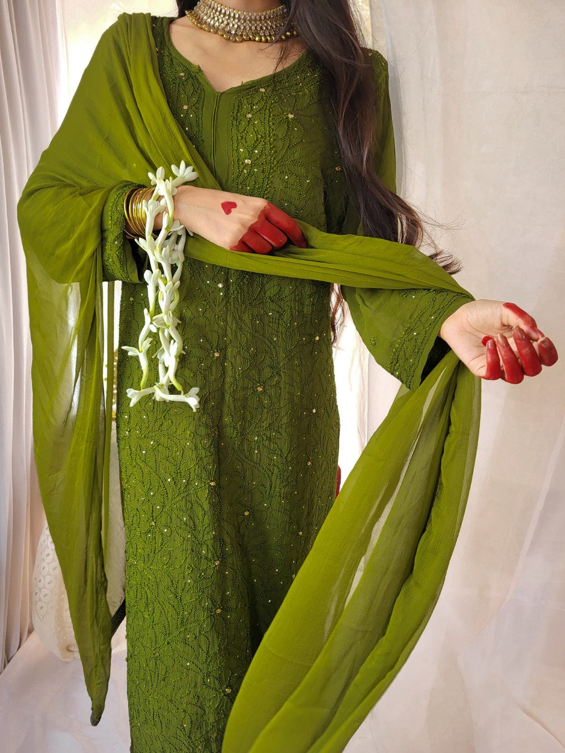 Image of Kashish Green Kurta