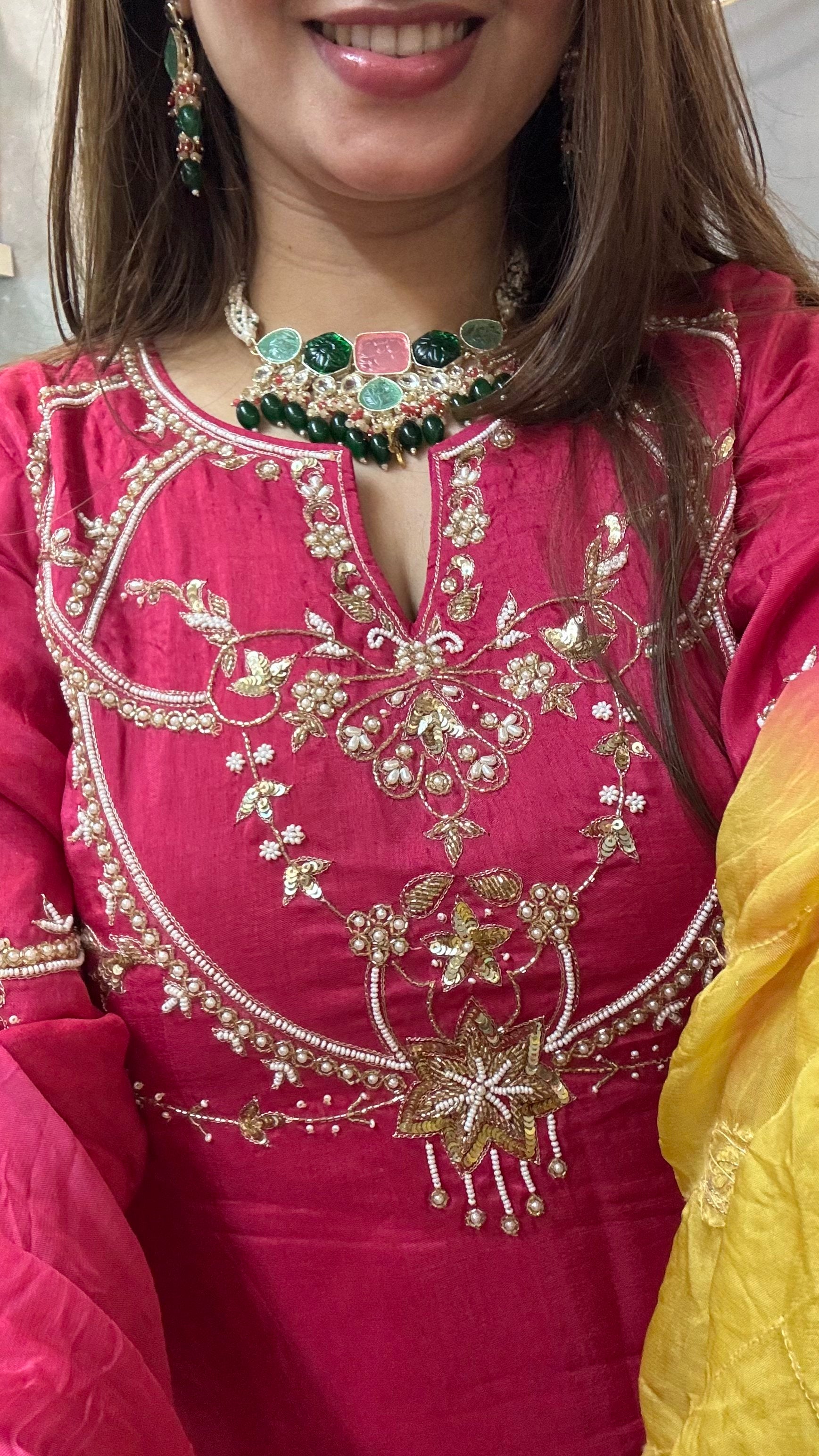 Image of Surya Gulab Suit Set