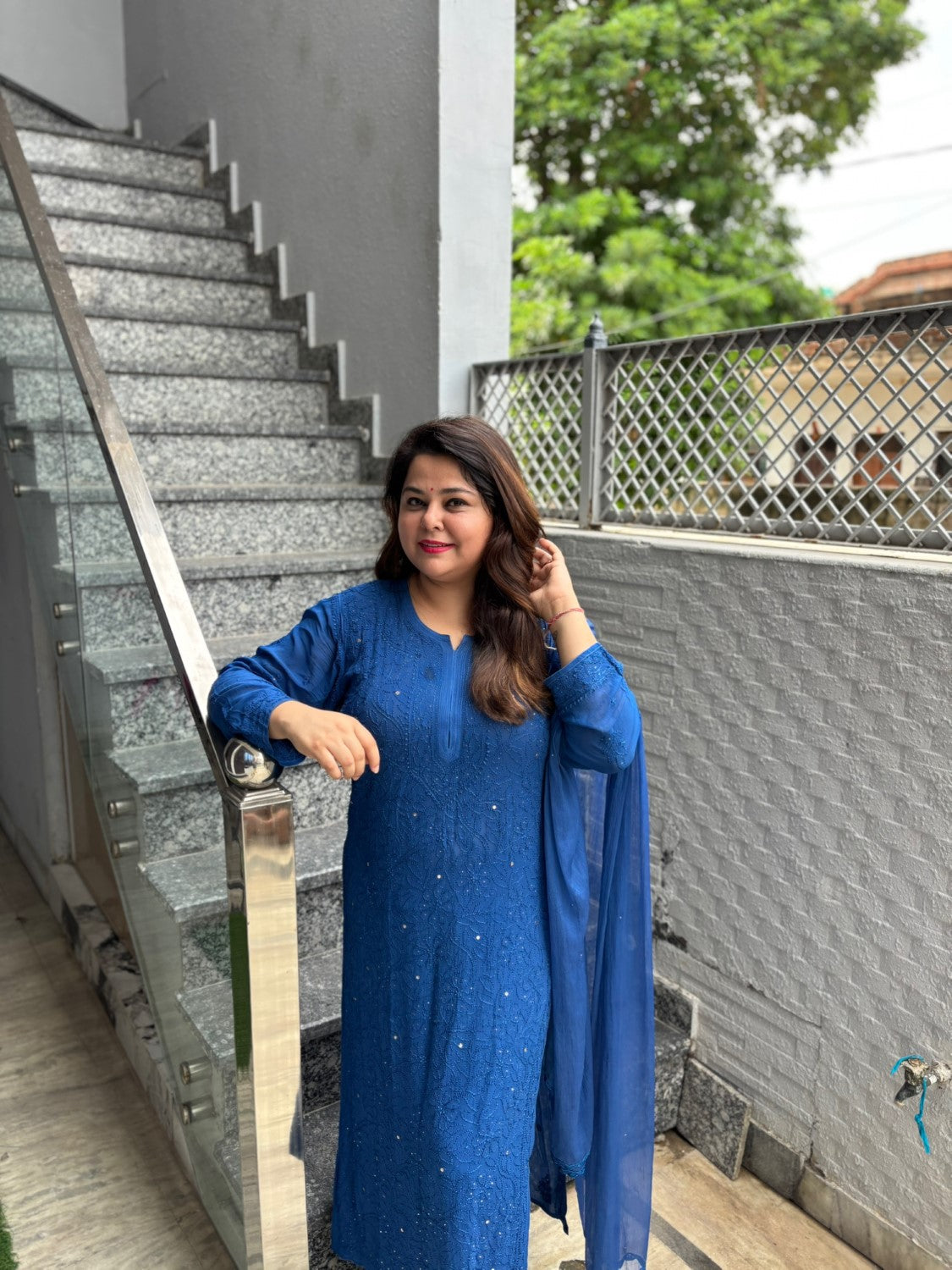 Image of Kashish Blue Kurta Set
